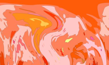 Modern tasarım çizimi. Çizgi ve renk bloğu geometrik şekiller. Pop sanat