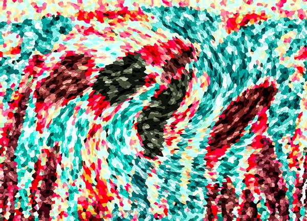 Modern tasarım çizimi. Çizgi ve renk bloğu geometrik şekiller. Pop sanat