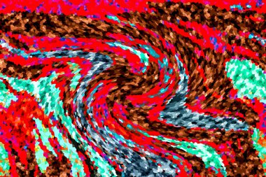 Modern tasarım çizimi. Çizgi ve renk bloğu geometrik şekiller. Pop sanat