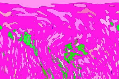 Modern tasarım çizimi. Çizgi ve renk bloğu geometrik şekiller. Pop sanat