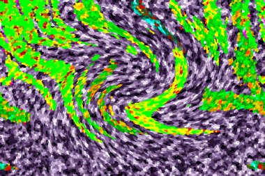 Modern tasarım çizimi. Çizgi ve renk bloğu geometrik şekiller. Pop sanat