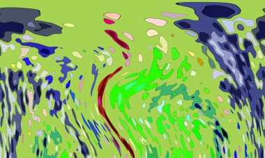 Modern tasarım çizimi. Çizgi ve renk bloğu geometrik şekiller. Pop sanat