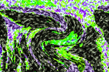 Modern tasarım çizimi. Çizgi ve renk bloğu geometrik şekiller. Pop sanat