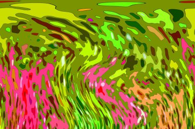 Modern tasarım çizimi. Çizgi ve renk bloğu geometrik şekiller. Pop sanat