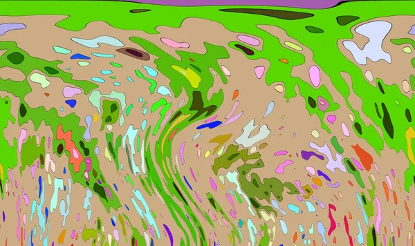 Modern tasarım çizimi. Çizgi ve renk bloğu geometrik şekiller. Pop sanat