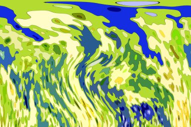 Modern tasarım çizimi. Çizgi ve renk bloğu geometrik şekiller. Pop sanat