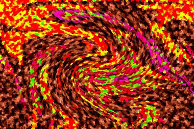 Modern tasarım çizimi. Çizgi ve renk bloğu geometrik şekiller. Pop sanat