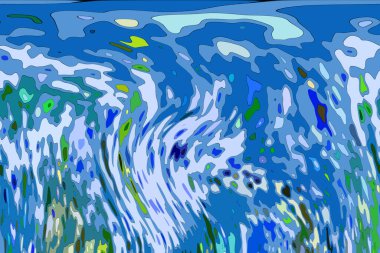 Modern tasarım çizimi. Çizgi ve renk bloğu geometrik şekiller. Pop sanat