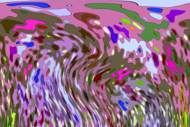 Modern tasarım çizimi. Çizgi ve renk bloğu geometrik şekiller. Pop sanat