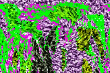 Modern tasarım çizimi. Çizgi ve renk bloğu geometrik şekiller. Pop sanat