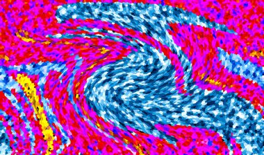 Modern tasarım çizimi. Çizgi ve renk bloğu geometrik şekiller. Pop sanat