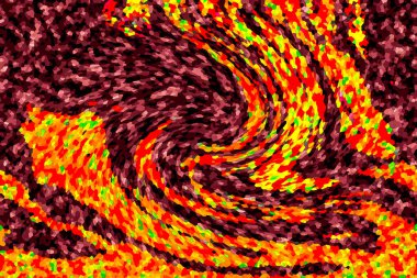 Modern tasarım çizimi. Çizgi ve renk bloğu geometrik şekiller. Pop sanat