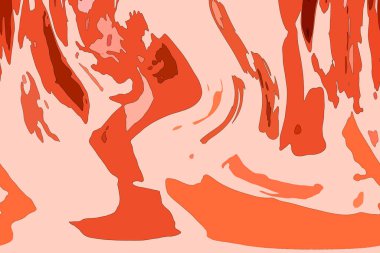 Modern tasarım çizimi. Çizgi ve renk bloğu geometrik şekiller. Pop sanat