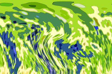 Modern tasarım çizimi. Çizgi ve renk bloğu geometrik şekiller. Pop sanat