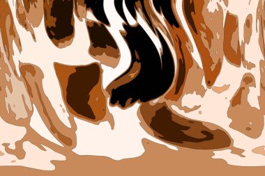 Modern tasarım çizimi. Çizgi ve renk bloğu geometrik şekiller. Pop sanat