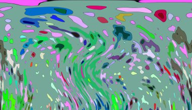 Modern tasarım çizimi. Çizgi ve renk bloğu geometrik şekiller. Pop sanat