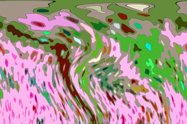 Modern tasarım çizimi. Çizgi ve renk bloğu geometrik şekiller. Pop sanat