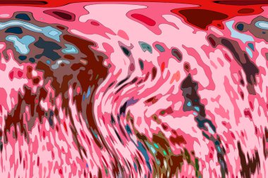 Modern tasarım çizimi. Çizgi ve renk bloğu geometrik şekiller. Pop sanat