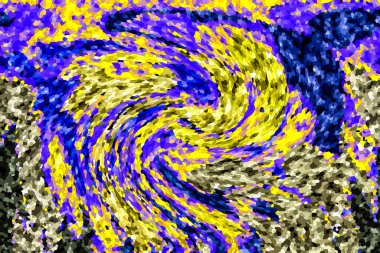 Modern tasarım çizimi. Çizgi ve renk bloğu geometrik şekiller. Pop sanat