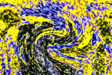 Modern tasarım çizimi. Çizgi ve renk bloğu geometrik şekiller. Pop sanat