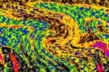 Modern tasarım çizimi. Çizgi ve renk bloğu geometrik şekiller. Pop sanat