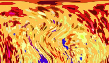 Modern tasarım çizimi. Çizgi ve renk bloğu geometrik şekiller. Pop sanat