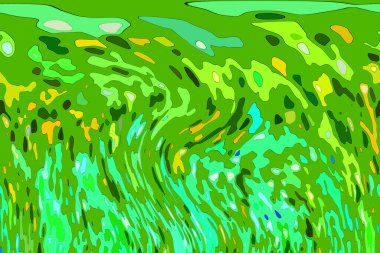 Modern tasarım çizimi. Çizgi ve renk bloğu geometrik şekiller. Pop sanat