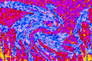 Modern tasarım çizimi. Çizgi ve renk bloğu geometrik şekiller. Pop sanat