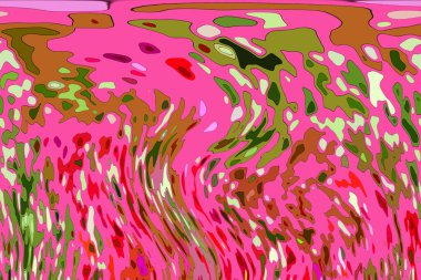 Modern tasarım çizimi. Çizgi ve renk bloğu geometrik şekiller. Pop sanat