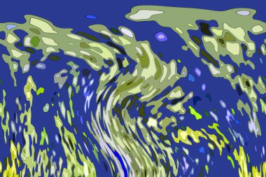 Modern tasarım çizimi. Çizgi ve renk bloğu geometrik şekiller. Pop sanat