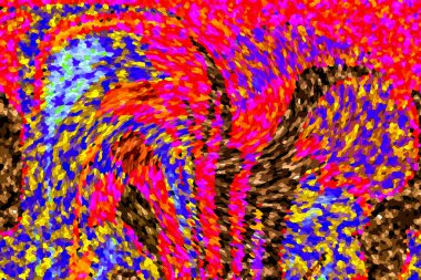 Modern tasarım çizimi. Çizgi ve renk bloğu geometrik şekiller. Pop sanat