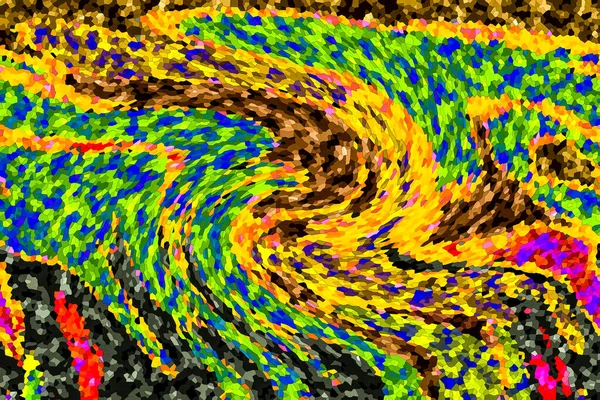 Modern tasarım çizimi. Çizgi ve renk bloğu geometrik şekiller. Pop sanat