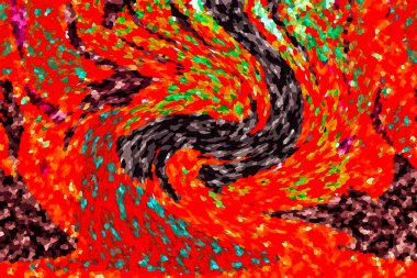 Modern tasarım çizimi. Çizgi ve renk bloğu geometrik şekiller. Pop sanat