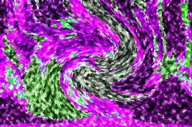 Modern tasarım çizimi. Çizgi ve renk bloğu geometrik şekiller. Pop sanat