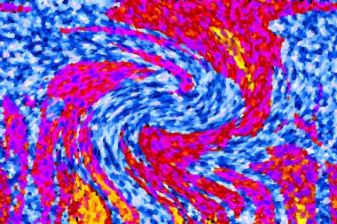 Modern tasarım çizimi. Çizgi ve renk bloğu geometrik şekiller. Pop sanat