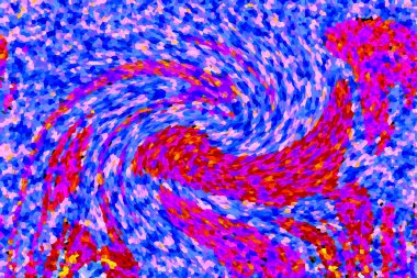 Modern tasarım çizimi. Çizgi ve renk bloğu geometrik şekiller. Pop sanat