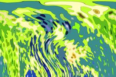 Modern tasarım çizimi. Çizgi ve renk bloğu geometrik şekiller. Pop sanat