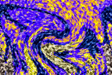 Modern tasarım çizimi. Çizgi ve renk bloğu geometrik şekiller. Pop sanat