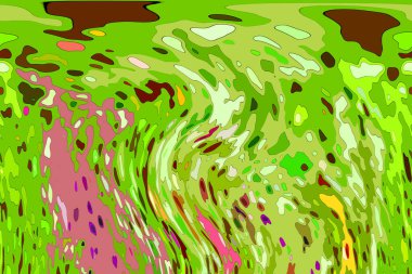 Modern tasarım çizimi. Çizgi ve renk bloğu geometrik şekiller. Pop sanat