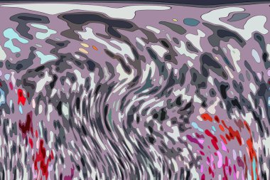 Modern tasarım çizimi. Çizgi ve renk bloğu geometrik şekiller. Pop sanat