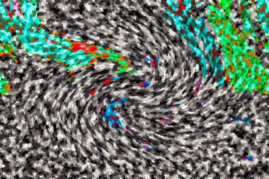 Modern tasarım çizimi. Çizgi ve renk bloğu geometrik şekiller. Pop sanat
