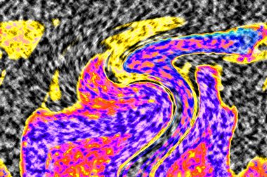 Modern tasarım çizimi. Çizgi ve renk bloğu geometrik şekiller. Pop sanat