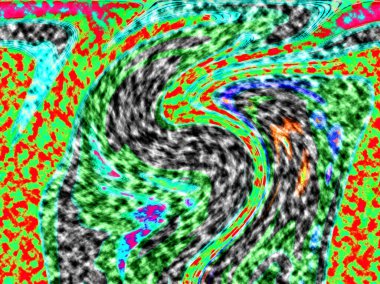 Modern tasarım çizimi. Çizgi ve renk bloğu geometrik şekiller. Pop sanat