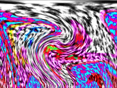 Modern tasarım çizimi. Çizgi ve renk bloğu geometrik şekiller. Pop sanat