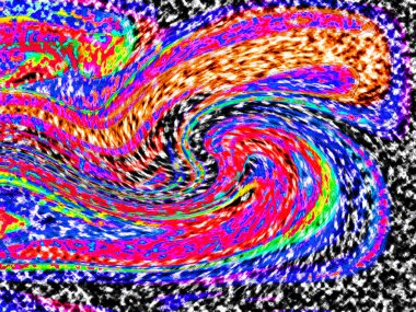 Modern tasarım çizimi. Çizgi ve renk bloğu geometrik şekiller. Pop sanat