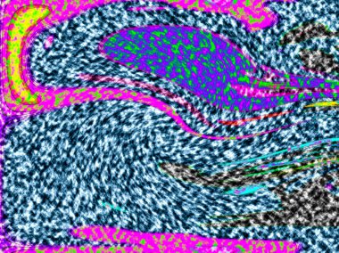 Modern tasarım çizimi. Çizgi ve renk bloğu geometrik şekiller. Pop sanat