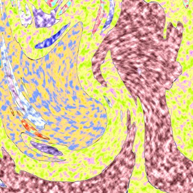 Modern tasarım çizimi. Çizgi ve renk bloğu geometrik şekiller. Pop sanat