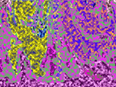 Modern tasarım çizimi. Çizgi ve renk bloğu geometrik şekiller. Pop sanat