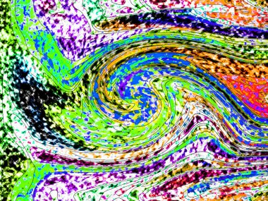 Modern tasarım çizimi. Çizgi ve renk bloğu geometrik şekiller. Pop sanat