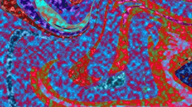 Modern tasarım çizimi. Çizgi ve renk bloğu geometrik şekiller. Pop sanat